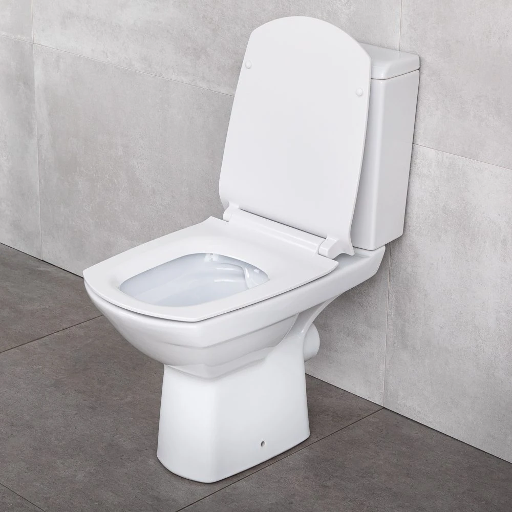 Vas wc compact cersanit carina rimless slim alim. infer. orizontal soft close drp 3