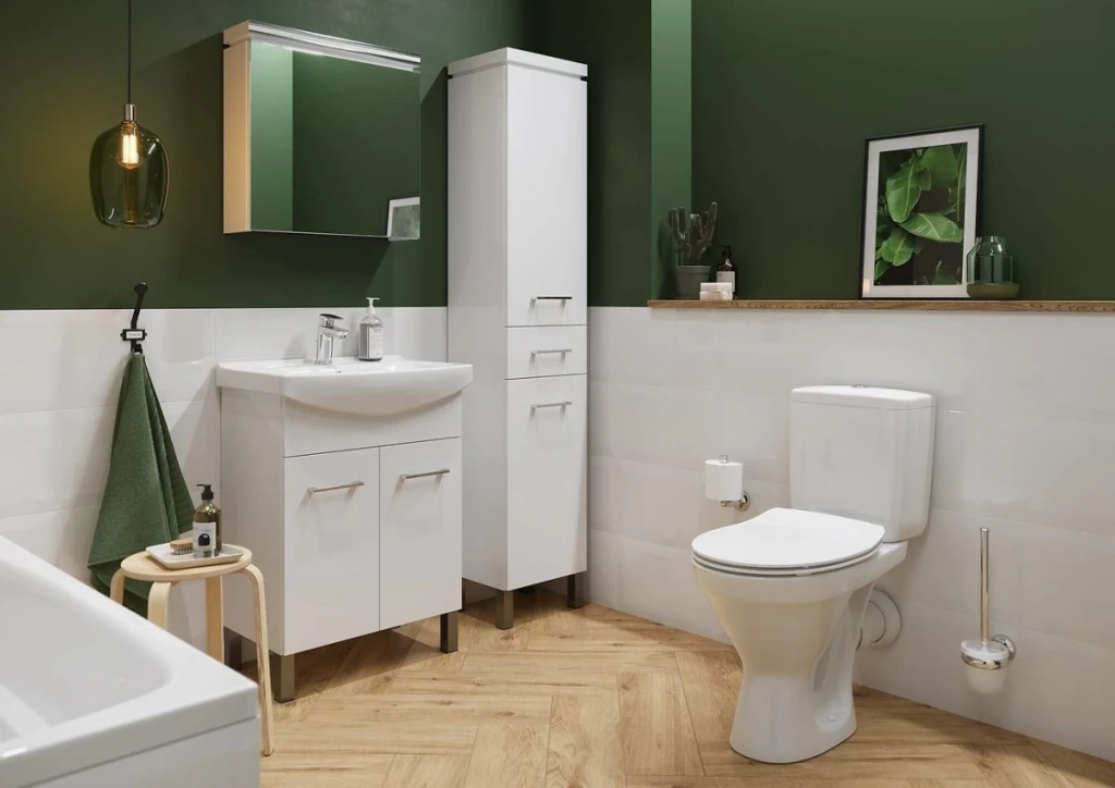 Vas wc compact cersanit/mito cersania ii simple on slim alim. infer. orizontal soft close drp 5