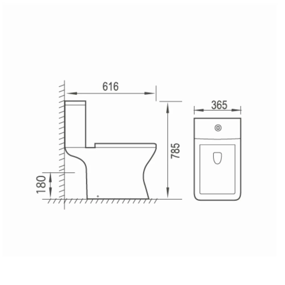Vas wc compact nomi podio rimless alim. infer. orizontal soft close pp 2