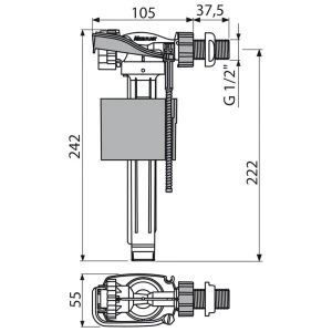 Flotor alca a150-1/2" alimentație laterală Thumbnail 2