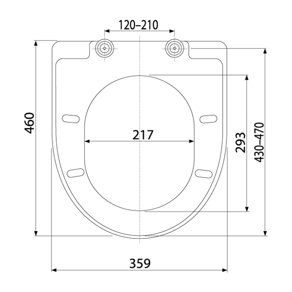 Capac vas wc alca a67 soft close drp 2