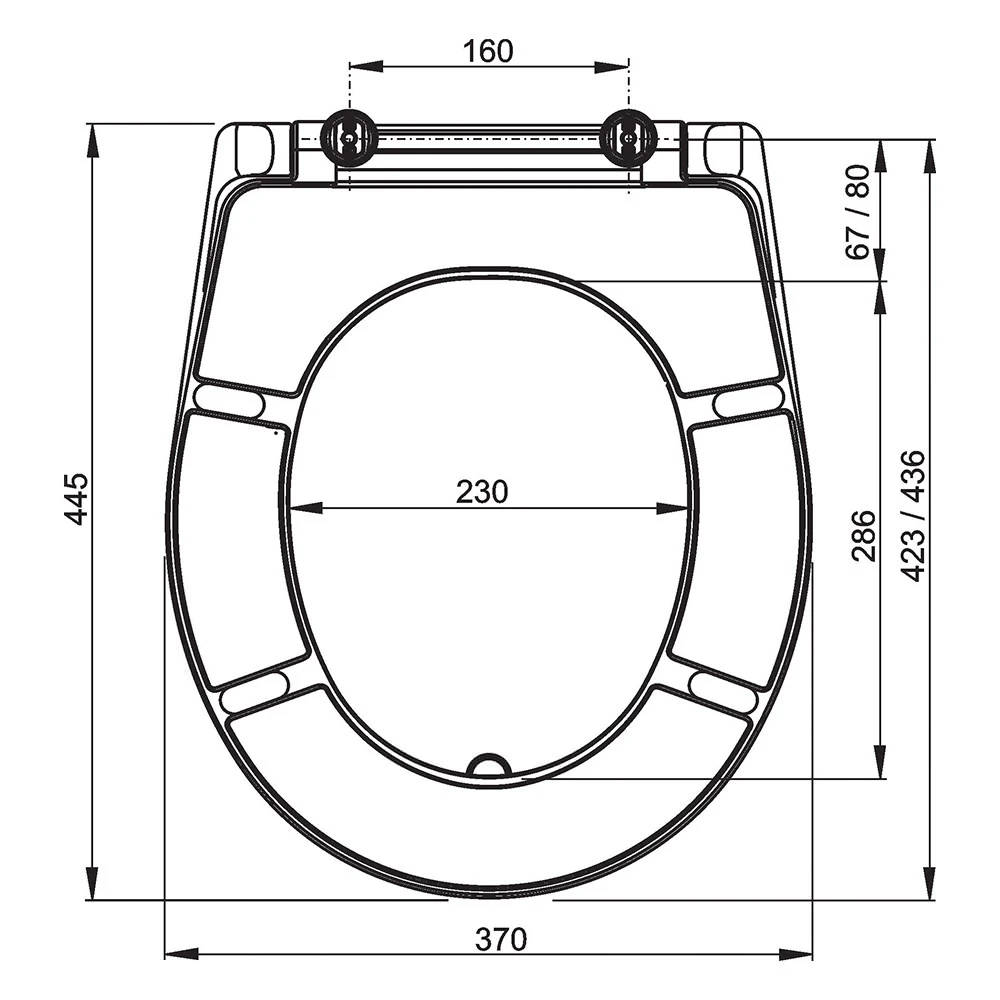 Capac vas wc alca a601 drp 2
