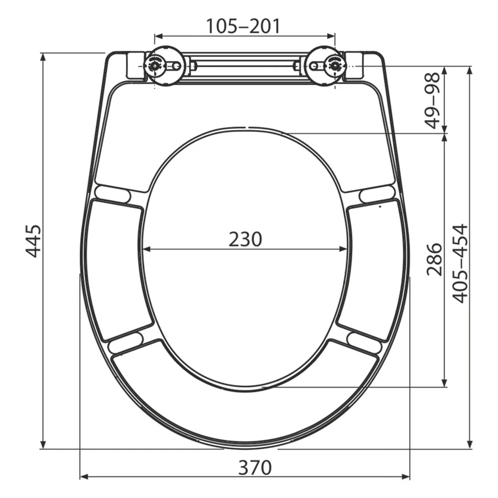 Capac vas wc alca a604 soft close drp 2