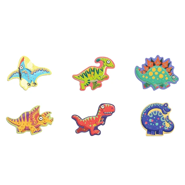 Primul puzzle „dinozauri drăguți”, 6 în 1 2
