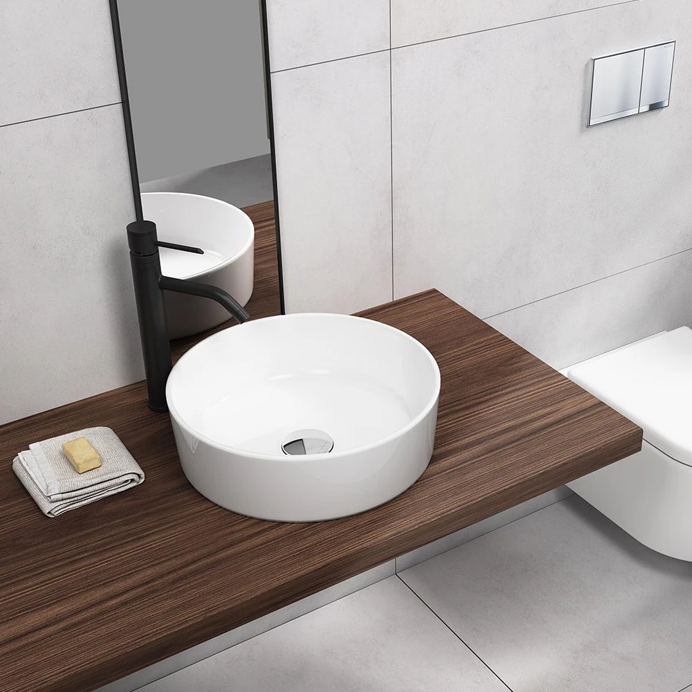 Lavoar aplicat quarterbath round line 450x450x120 rotund 4