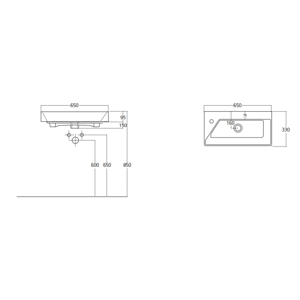 Lavoar aplicat sanovit stance 650x330x150 4