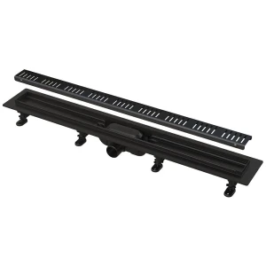 Водоотводящий желоб alcaplast apz10black-850m комплект