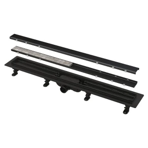 Водоотводящий желоб alcaplast apz19black-650 комплект