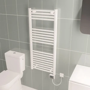 Полотенцесушитель электрический warma flat 500x1200 500 w белый Thumbnail 2