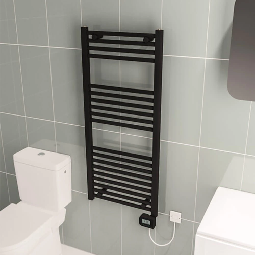 Полотенцесушитель электрический warma flat 500x1200 500 w черный 2