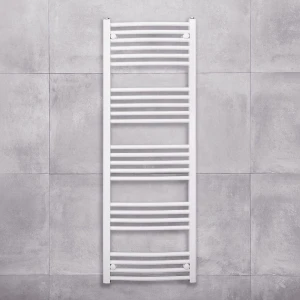 Uscător prosoape pe bază de apă hirapan classic 500x1400 oţel alb