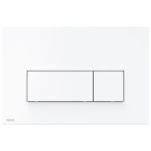 Butonul de scurgere alca m570 plastic alb