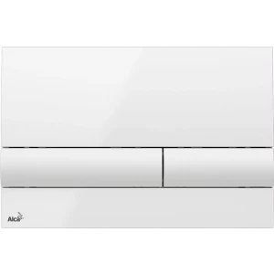 Butonul de scurgere alca m1710 plastic alb