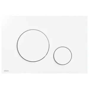 Butonul de scurgere alca m676 plastic alb