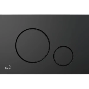 Butonul de scurgere alca m678 plastic negru mat