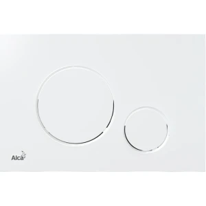 Butonul de scurgere alca m670 plastic alb