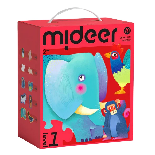 Seria de puzzle-uri „animale”, 10 în 1, nivelul 1 3