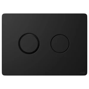 Butonul de scurgere cersanit accento circle black pneu plastic negru mat