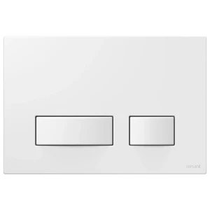 Butonul de scurgere cersanit movi ii white plastic alb lucios