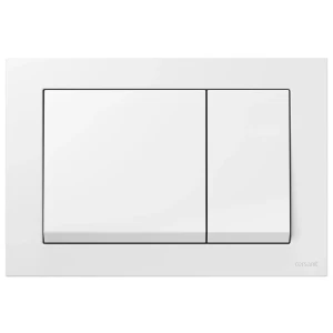Butonul de scurgere cersanit enter ii white plastic alb lucios