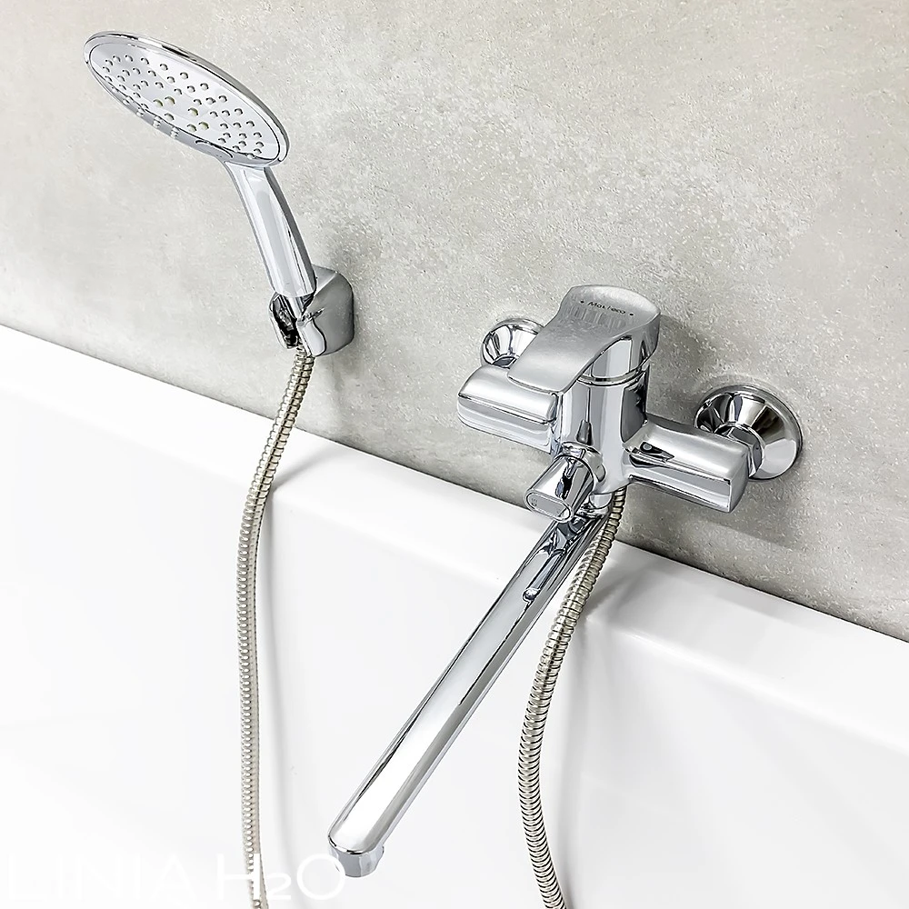 Baterie baie cu garnitură duș - lavoar mat|eco kwarc 4