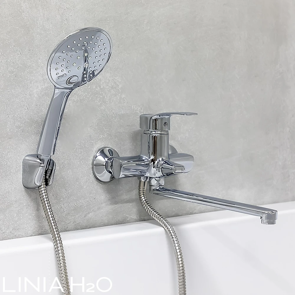 Baterie baie cu garnitură duș - lavoar mat|eco kwarc 3
