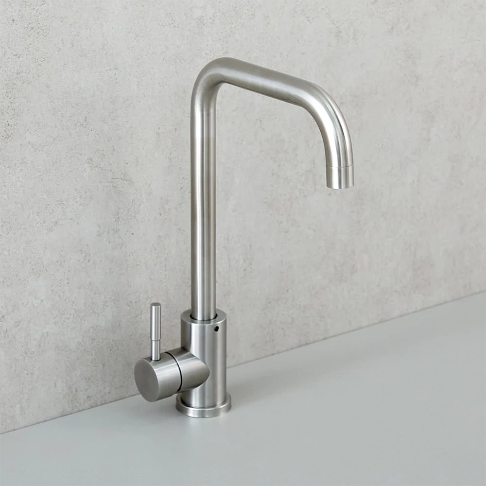 Смеситель для мойки mat|eco inox высокий нержавеющая сталь 2