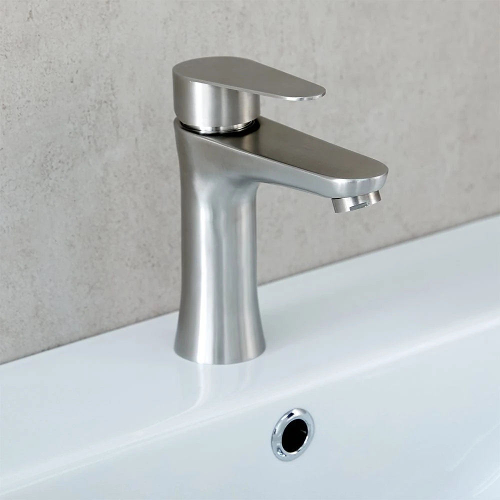 Смеситель для умывальника mat|eco inox rutil нержавеющая сталь 2