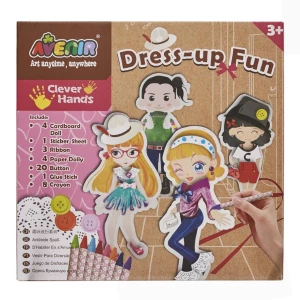 Set de creativitate "îmbracă păpușile" Thumbnail 2