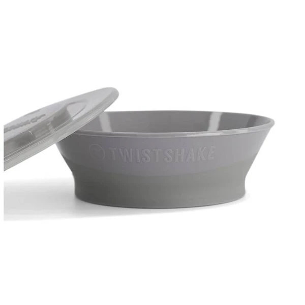 Миска с крышкой twistshake серый, 6+ месяцев 5