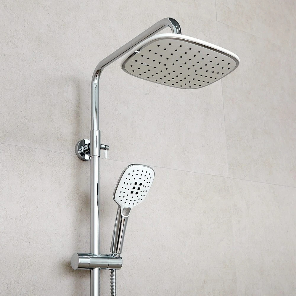 Baterie cu coloană de duș mat|eco sole cu pipă 6