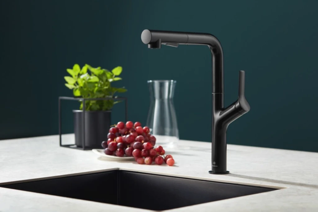 Смеситель для мойки armatura duero design вытяжной черный-мат 3