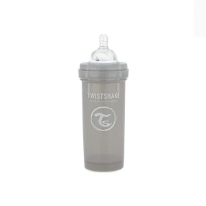 Biberon anti-colici, gri, 330 ml, 0+ luni Thumbnail 4