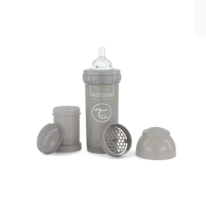 Biberon anti-colici, gri, 330 ml, 0+ luni Thumbnail 2