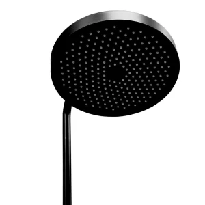 Baterie cu coloană de duș mat|eco vocal cu pipă negru mat Thumbnail 6