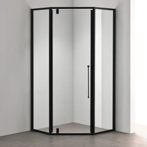 Cabină de duș liniah2o calabria 1000x1000x1900 6/5 mm negru