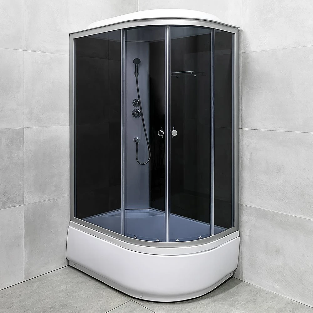 Cabină de duș liniah2o delia 1200x800x2150 /400 4 mm pe partea stângă dreptunghiulară-asim. 6