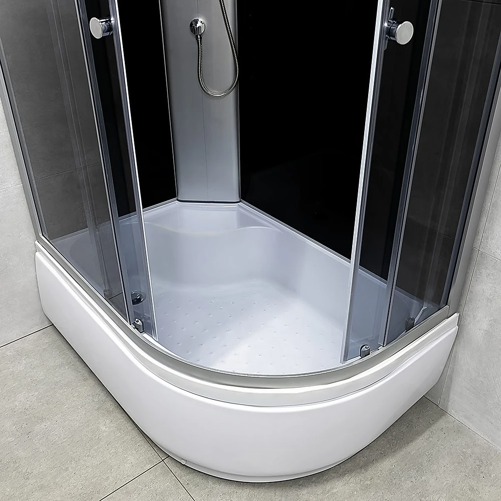 Cabină de duș liniah2o delia 1200x800x2150 /400 4 mm pe partea stângă dreptunghiulară-asim. 2