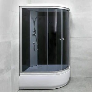 Cabină de duș liniah2o delia 1200x800x2150 /400 4 mm pe partea stângă dreptunghiulară-asim.