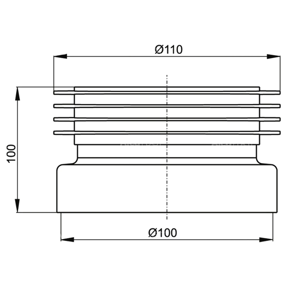Cot pentru wc alca a99 d110 2