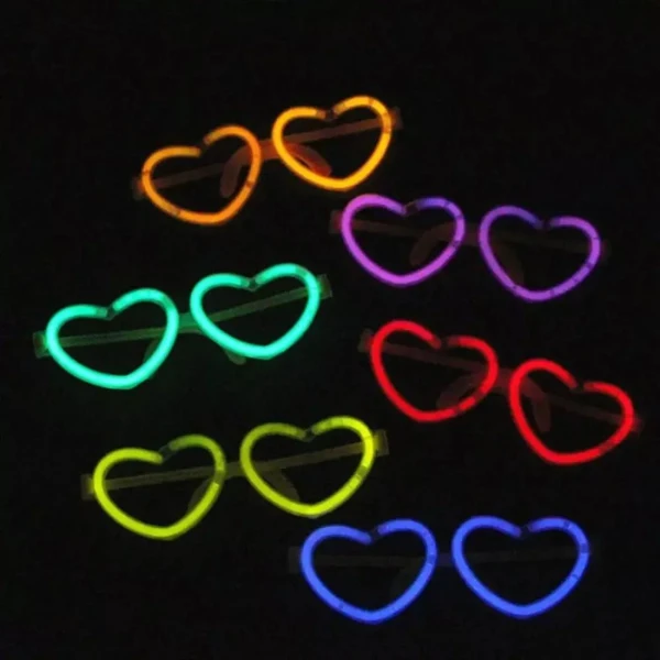 Ochelari neon „inimă” 2