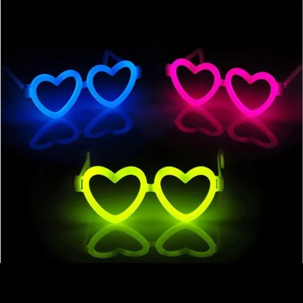 Ochelari neon „inimă” 3