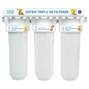 Set filtre aqua factory af-3 sub chiuveta-triplu