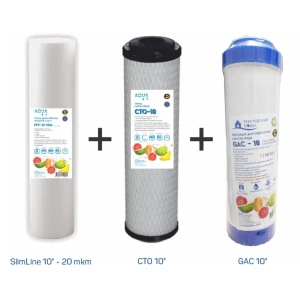 Set de cărtușe aqua factory set ro plus sistema de osmoză inversă 4-5