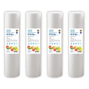 Set de cărtușe aqua factory slimline 10" -10 mkm 4 buc. pp