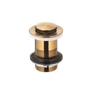 Ventil click-clack armatura brushed gold aur mat