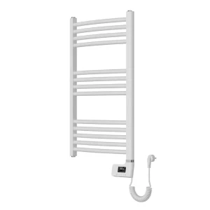 Полотенцесушитель электрический avonflow avalon 500x800 500w сталь правое подключение белый Thumbnail 2