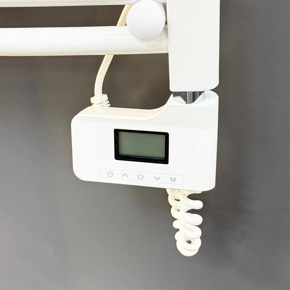 Полотенцесушитель электрический avonflow avalon 500x800 500w сталь правое подключение белый 3