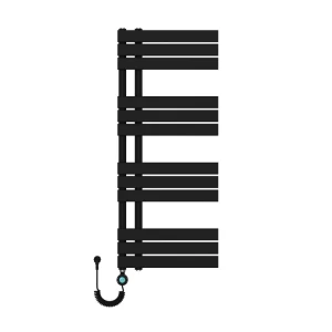 Uscător prosoape electric avonflow nordic 500x1200 700w oţel conectarea pe dreapta negru mat