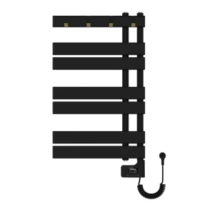 Uscător prosoape electric avonflow oxo 500x800 400w oţel conectarea pe dreapta negru mat